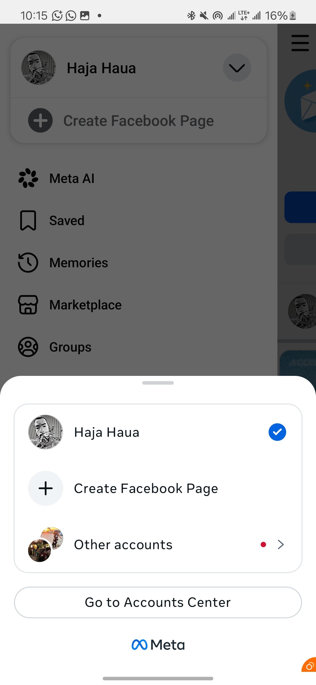 Random Facebook With page