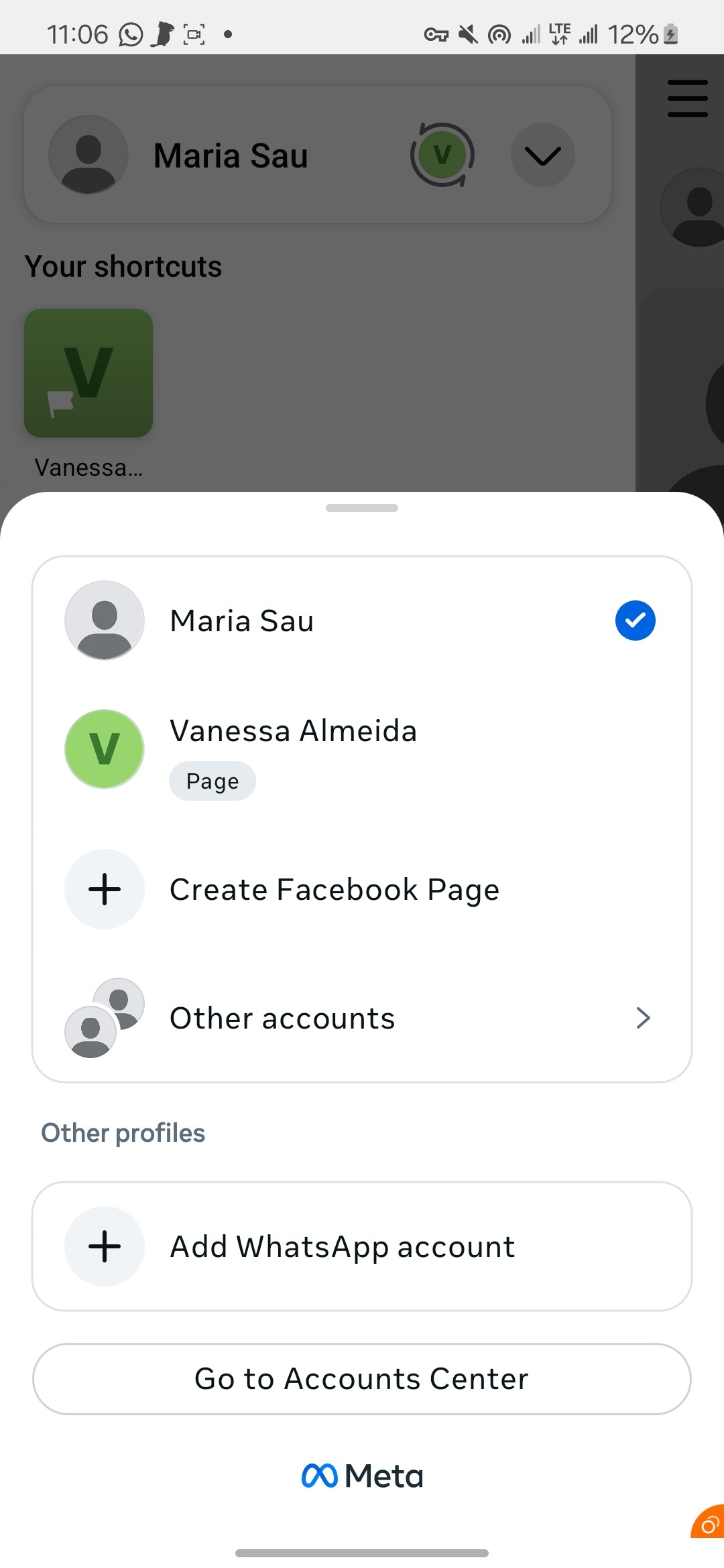 Random Facebook with page